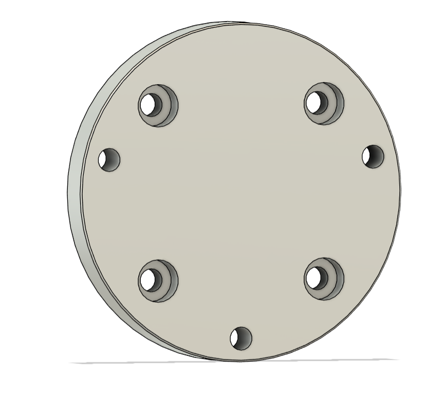 Simplified backplate geometry