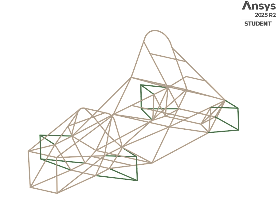Formula SAE chassis geometry in SpaceClaim